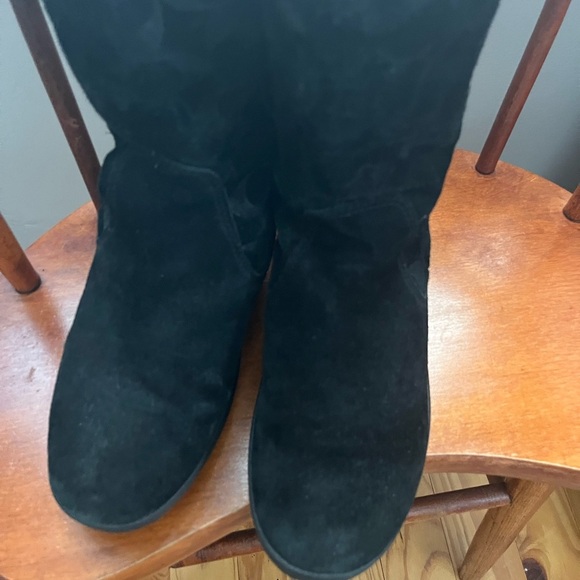 Coach Black Suede Tullip Winter Boots Size 9 - Picture 9 of 16